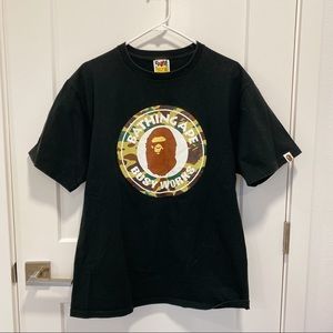 BAPE A Bathing Ape T-shirt XL Black